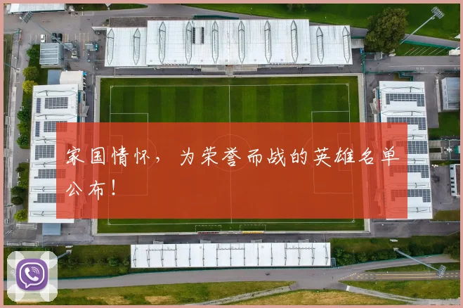 家国情怀，为荣誉而战的英雄名单公布！